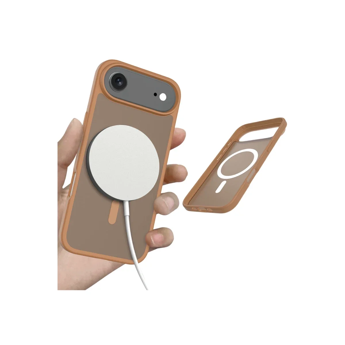 Joko Apple iPhone 17 Air Jota Magsafe Kapak - Çöl Titanyum görsel 4