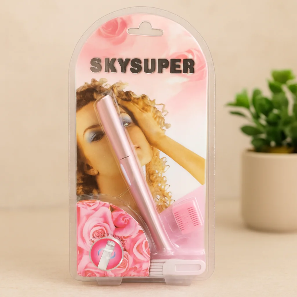 Pilli Yanak Kıl Alma Makinesi (Pembe)