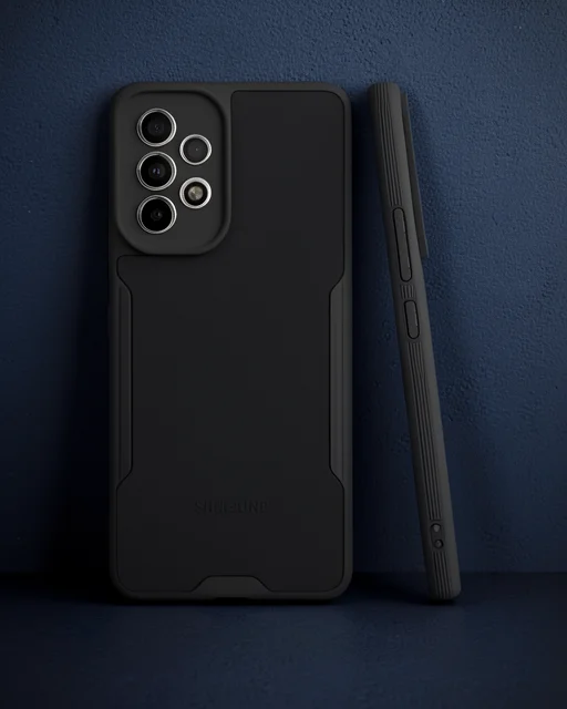 Samsung Galaxy A33 5g Kılıf Platin Silikon - Siyah