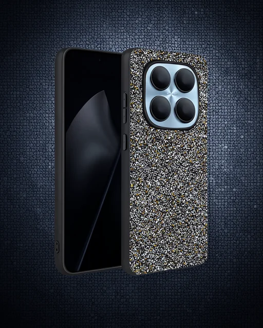 Onegif Xiaomi Redmi Note 15 Pro 5g Bright Simli Kapak - Gold