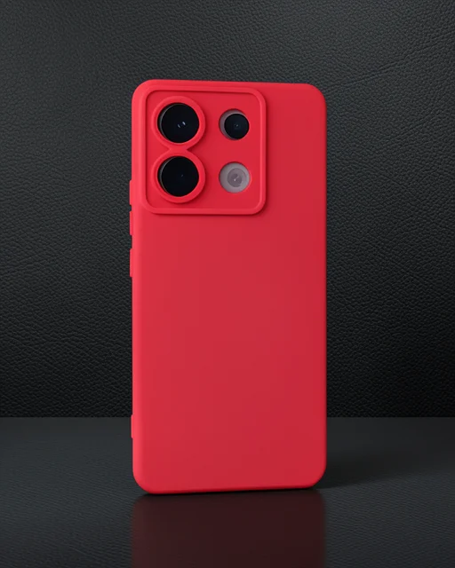Xiaomi Redmi Note 13 Pro 5g Kılıf Nano İçi Kadife Silikon - Pudra