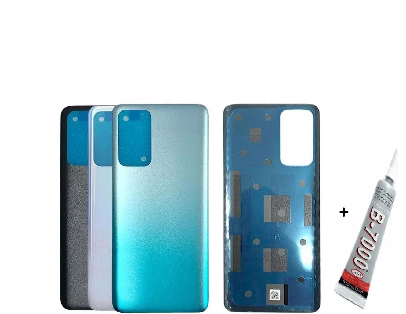REDMİ NOTE 11 Arka Batarya Pil Kapağı SİYAH (B7000 görsel 2