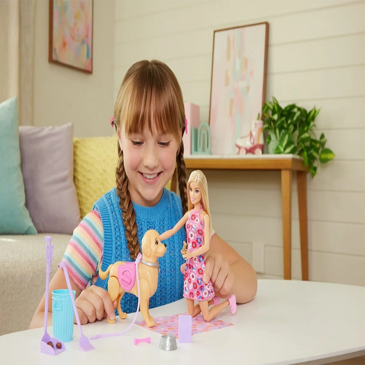 JJB46 Barbie ve Köpekçiğin Yürüyüş Zamanı görsel 5