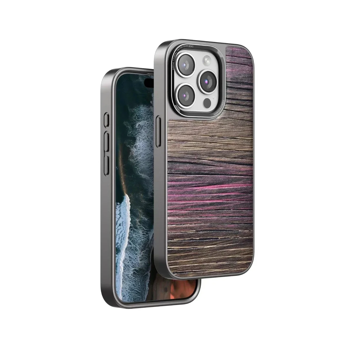 Venco Apple iPhone 14 Pro Wave Kapak - Pembe