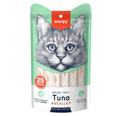 Ton Balık ve Deniz Taraklı Krema Kedi Ödülü 25x14 Gr