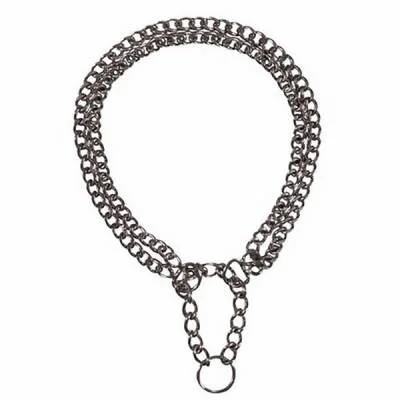 2 Sıra Zincir Köpek Boyun Tasması 50 Cm 2,5 Mm