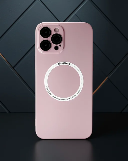 Apple İphone 12 Pro Kılıf Jack Magneticsafe Lens Silikon - Rose Gold
