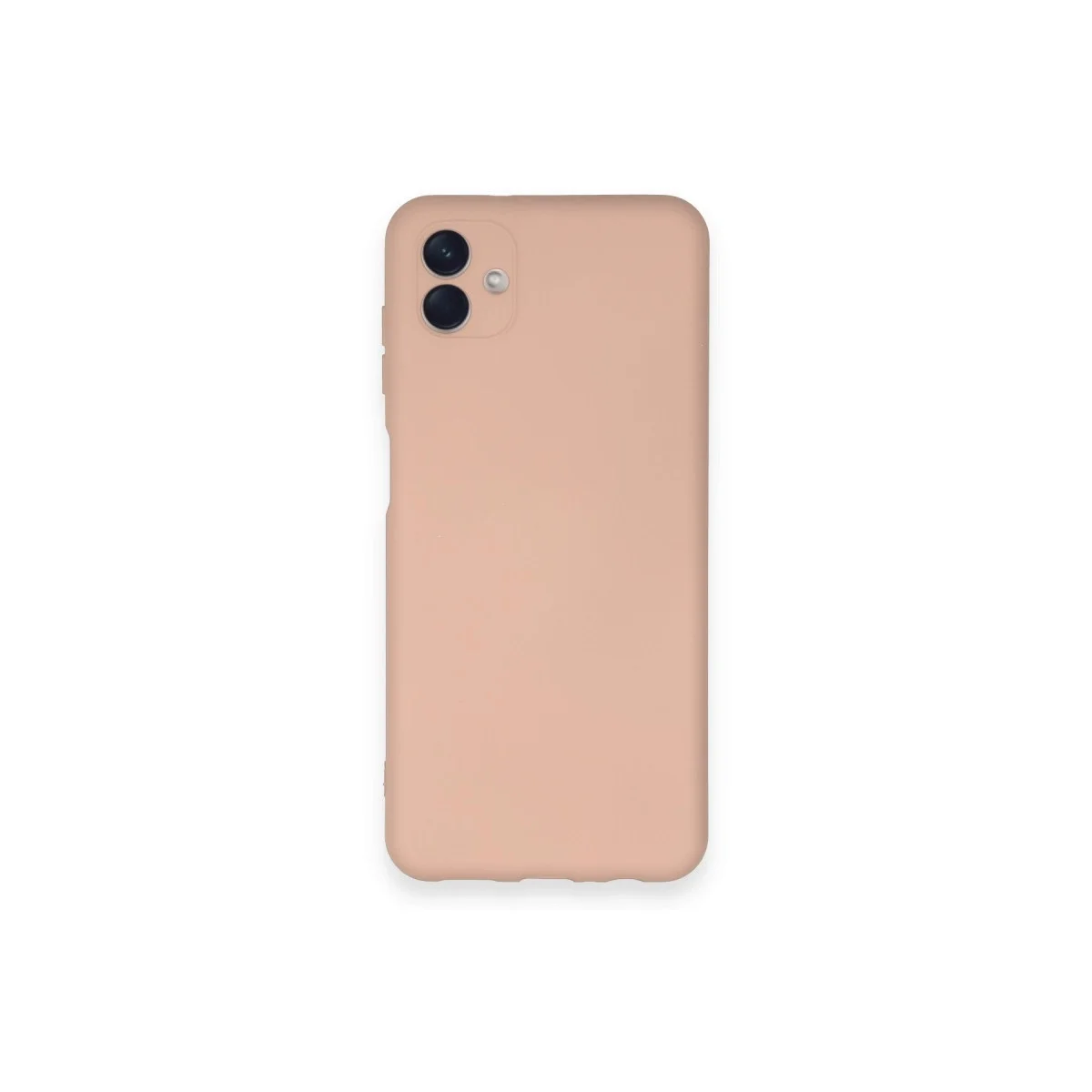 Samsung Galaxy A04 Kılıf Nano İçi Kadife Silikon - Pudra