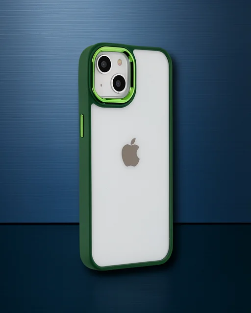 Apple İphone 14 Plus Kılıf Dora Kapak - Haki Yeşil