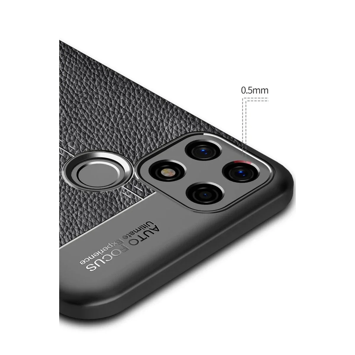 Oppo A15 Kılıf Auto Focus Kapak - Kırmızı görsel 4