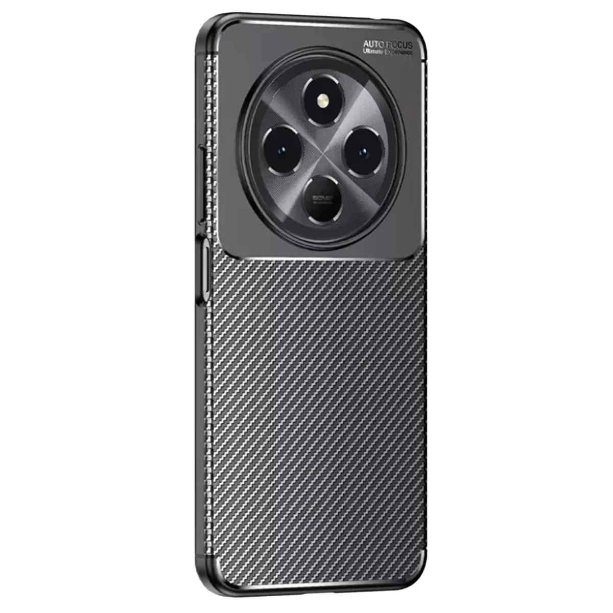 Tecno Spark 30 Kılıf Auto Focus Karbon Kapak - Siyah görsel 2