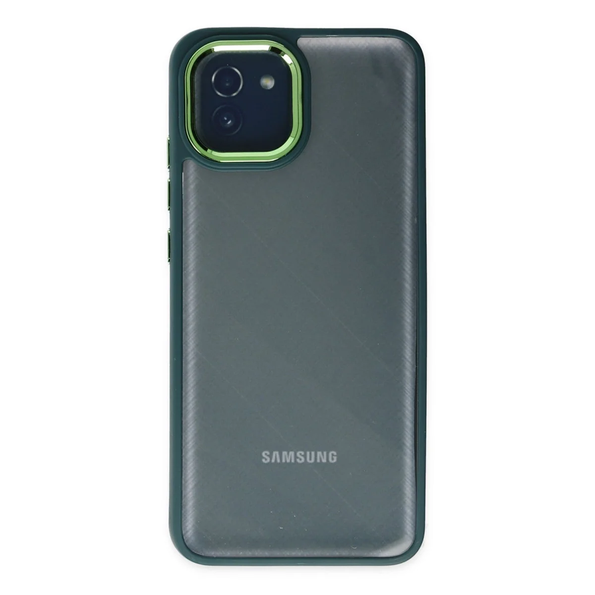 Samsung Galaxy A03 Kılıf Dora Kapak - Haki Yeşil görsel 3