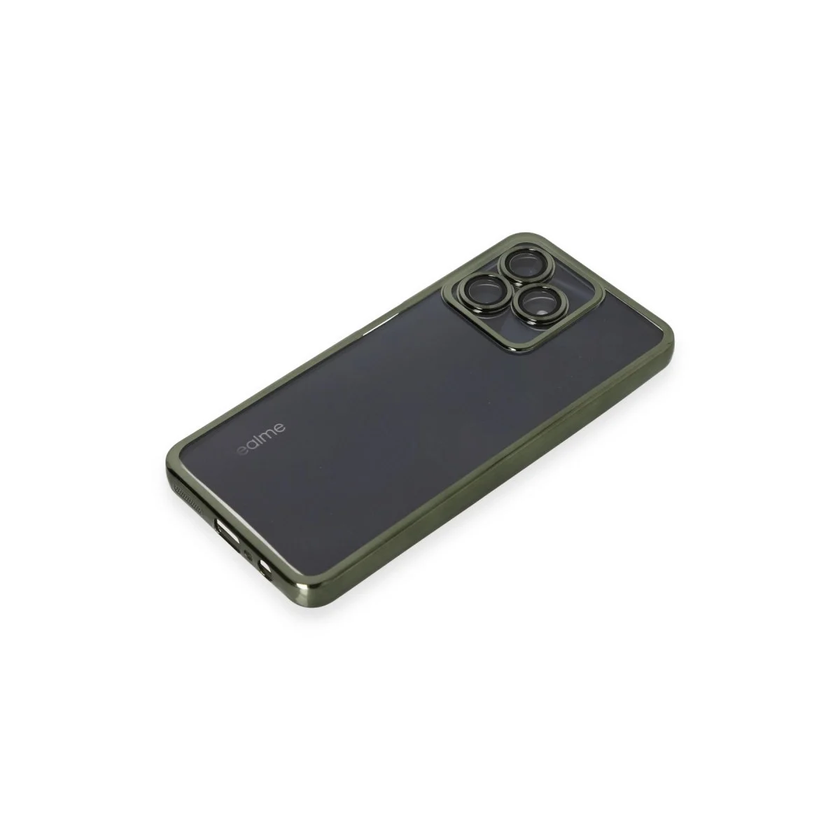 Realme C53 Kılıf Razer Lensli Silikon - Yeşil görsel 4