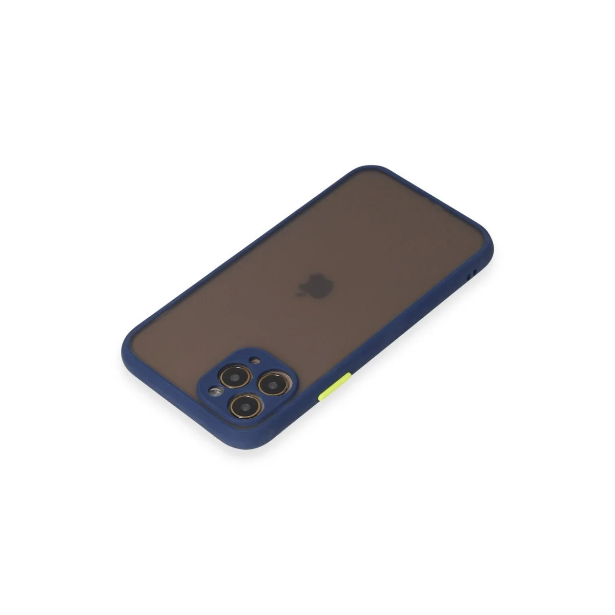 Apple İphone 11 Pro Kılıf Montreal Silikon Kapak - Lacivert görsel 3