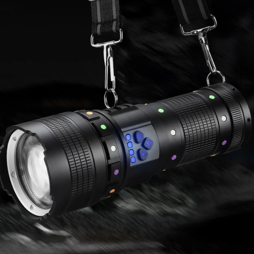 BD-2 30W TG LED Alüminyum Alaşımlı Zoomlu Type-C Şarjlı El Feneri görsel 3