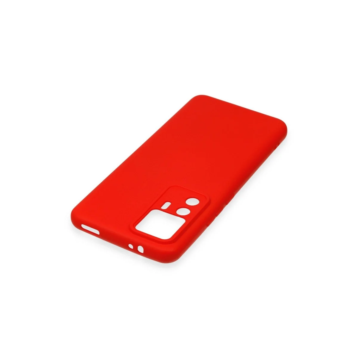 Xiaomi Mi 12t Pro Kılıf Nano İçi Kadife Silikon - Kırmızı görsel 4