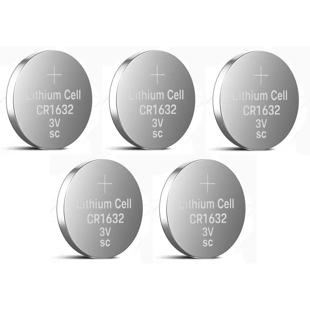 CR1632 Süper Lityum 3V 5’li Kart Düğme Pil