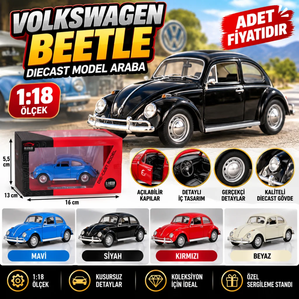 KZL-SR-1812 Kut 1:18 Wolksvagen 12 görsel 2