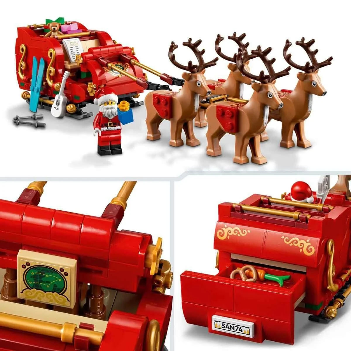 40499 Lego Noel Babanın Kızağı 343 parça +9 yaş görsel 5