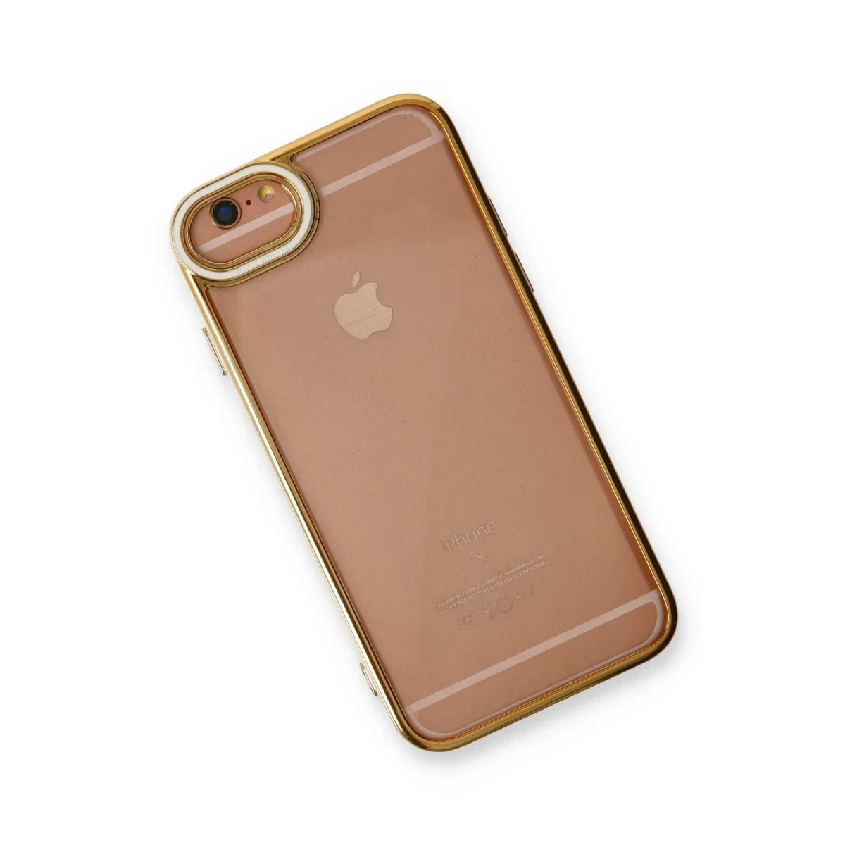 Apple iPhone 6 Kılıf Liva Lens Silikon - Beyaz görsel 3