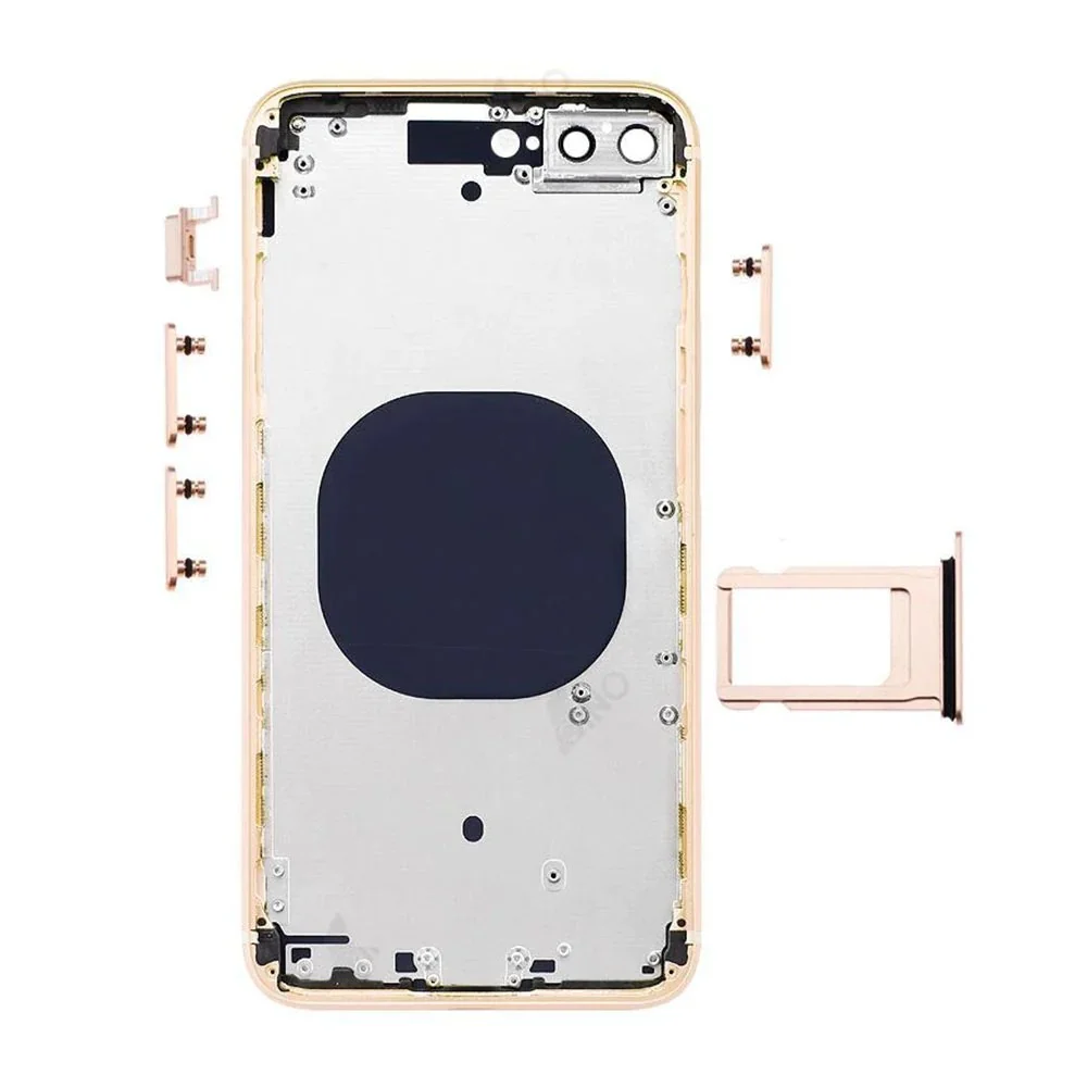 iPhone 8 Plus Boş Kasa Arka Kapak GOLD görsel 3
