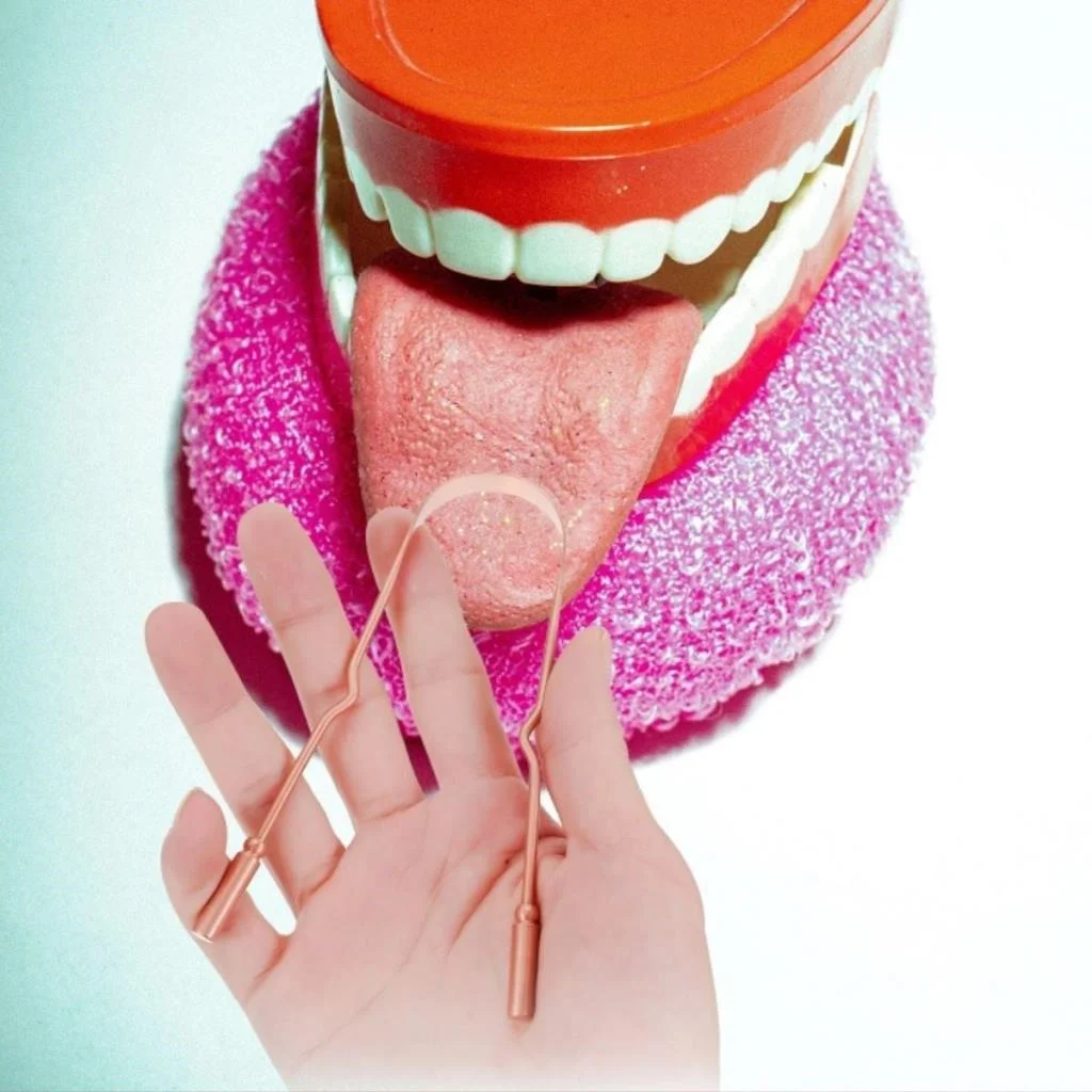 Bakır Oil Pulling Yağ Çekme Dil Plak Temizleme Aleti Dil Fırçası Sıyırıcı Dil Kaşığı (adet fiyatıdır) görsel 4