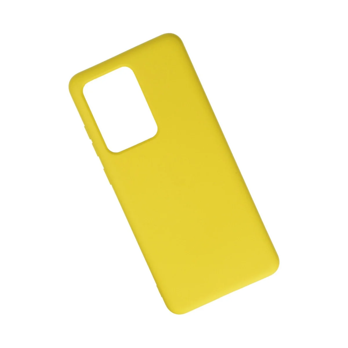 Samsung Galaxy S20 Ultra Kılıf Nano İçi Kadife Silikon - Sarı görsel 2