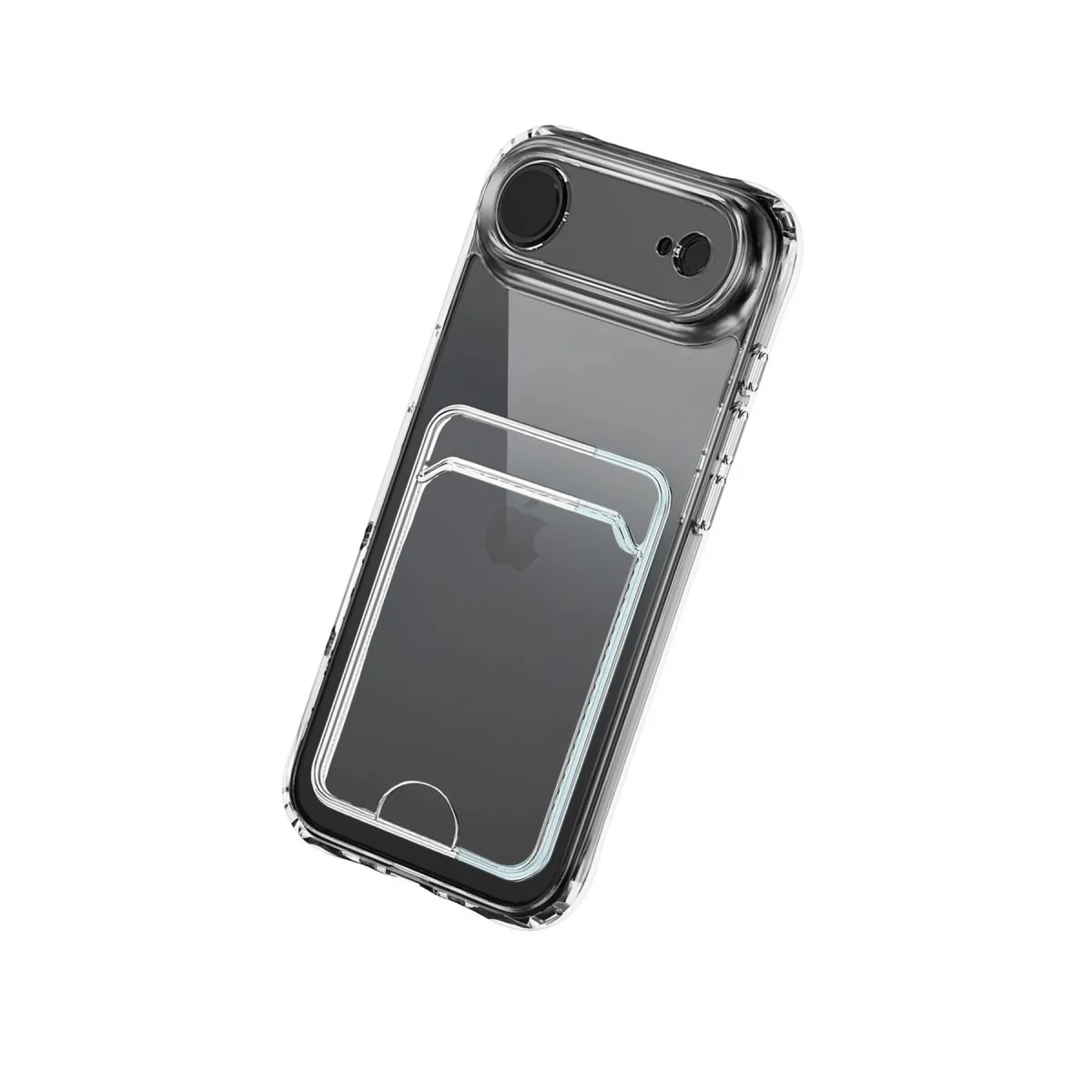 Apple İphone 17 Air Kart Şeffaf Silikon - Şeffaf görsel 4