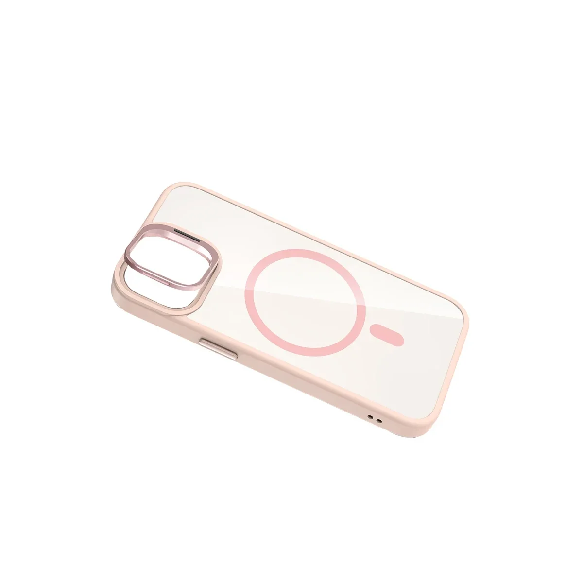 Joko Apple iPhone 11 Remim Lensli Magsafe Standlı Kapak - Pembe görsel 5