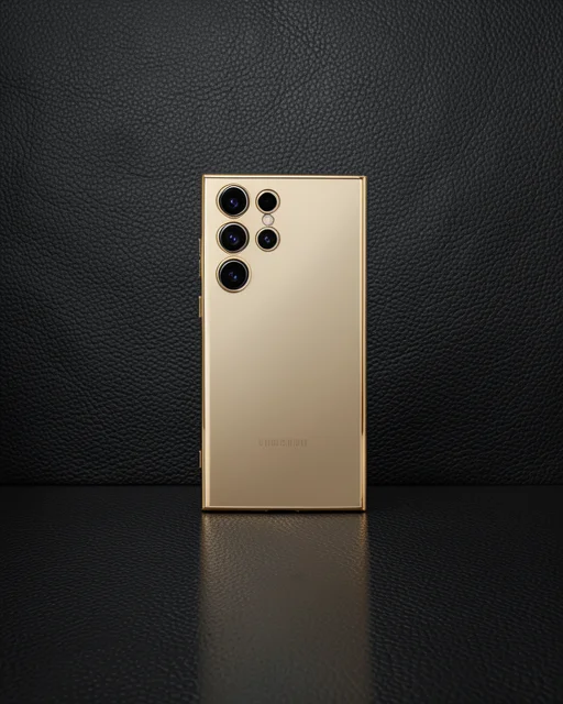 Samsung Galaxy S24 Ultra Kılıf Razer Lensli Silikon - Gold