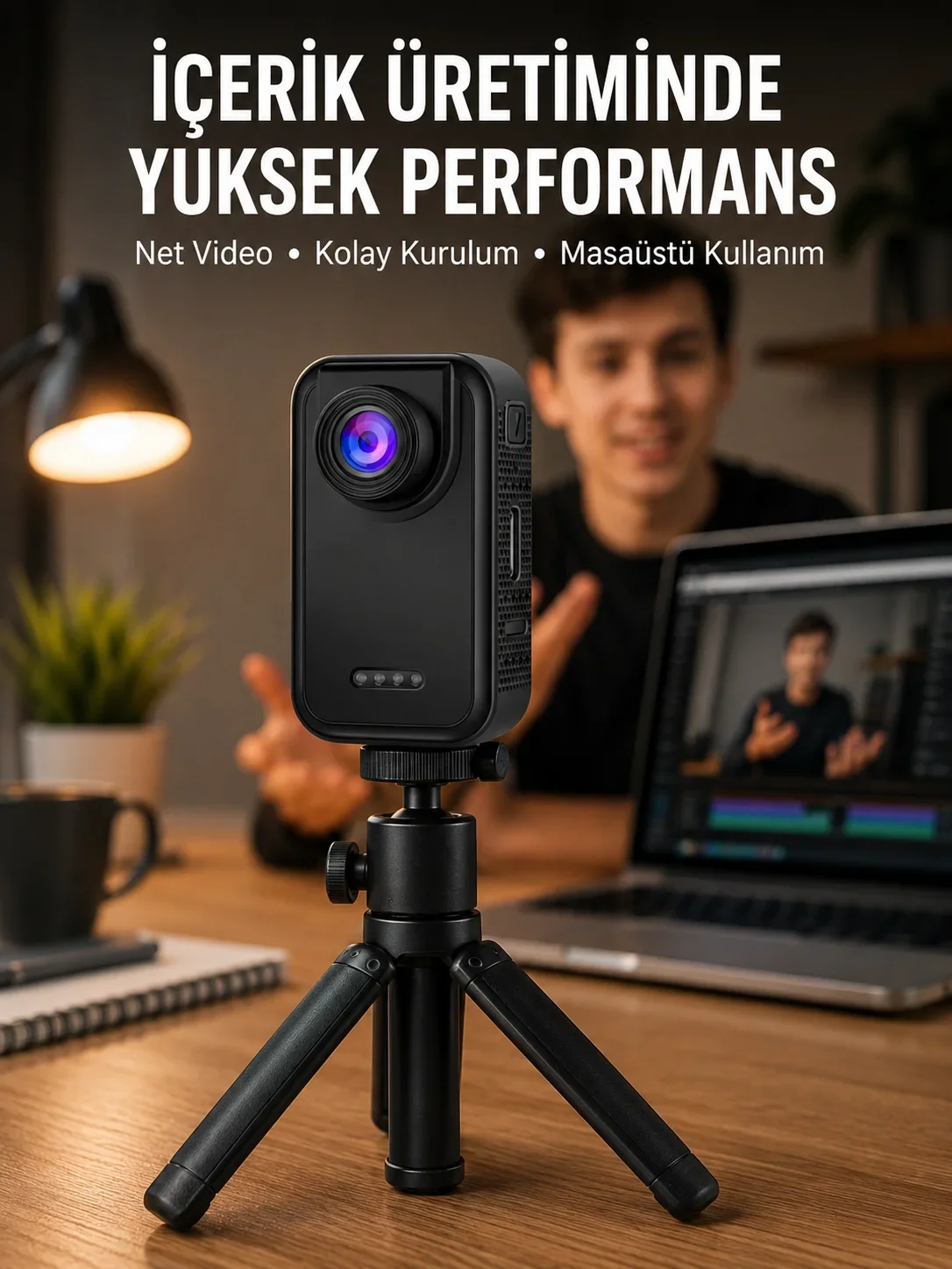 Günlük Kullanıma Uygun ni Video Kamera Vlog Çekimleri İçin Yeni Nesil