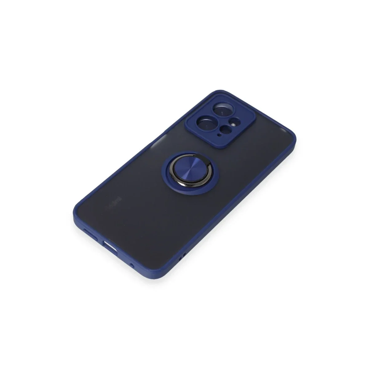 Xiaomi Redmi Note 12 4G Kılıf Montreal Yüzüklü Silikon Kapak - Lacivert görsel 5