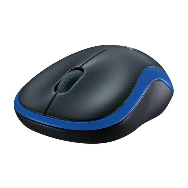 Logitech M185 Kablosuz Mavi Mouse görsel 2