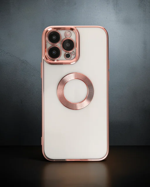 Apple İphone 14 Pro Max Kılıf Slot Silikon - Rose Gold