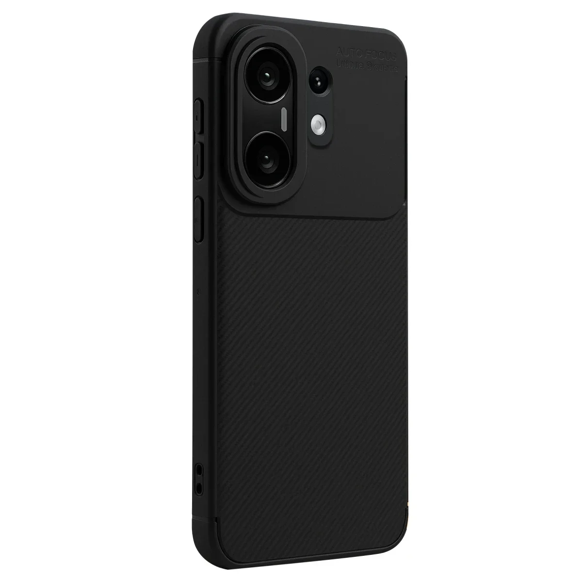 Vivo X200 FE Auto Focus Karbon Kapak - Siyah görsel 2