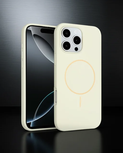 Joko Apple İphone 16 Pro Kılıf Jully Magsafe Kapak - Bej