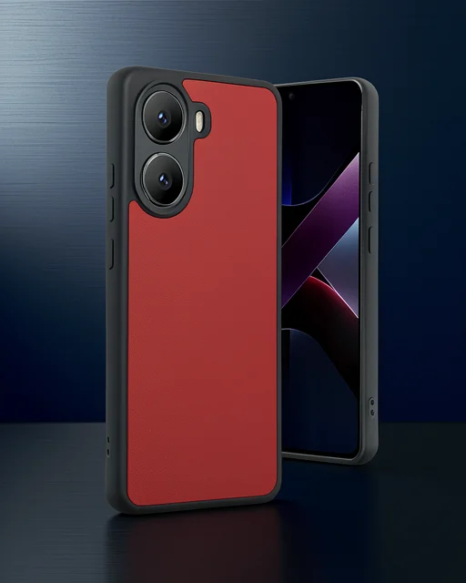 Xiaomi Poco X7 Pro Kılıf Aras Deri Kapak - Kırmızı