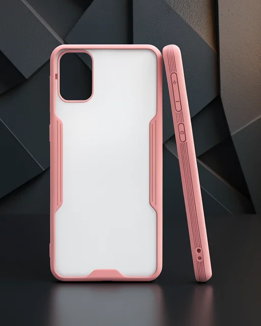 Samsung Galaxy M31 Kılıf Platin Silikon - Pembe