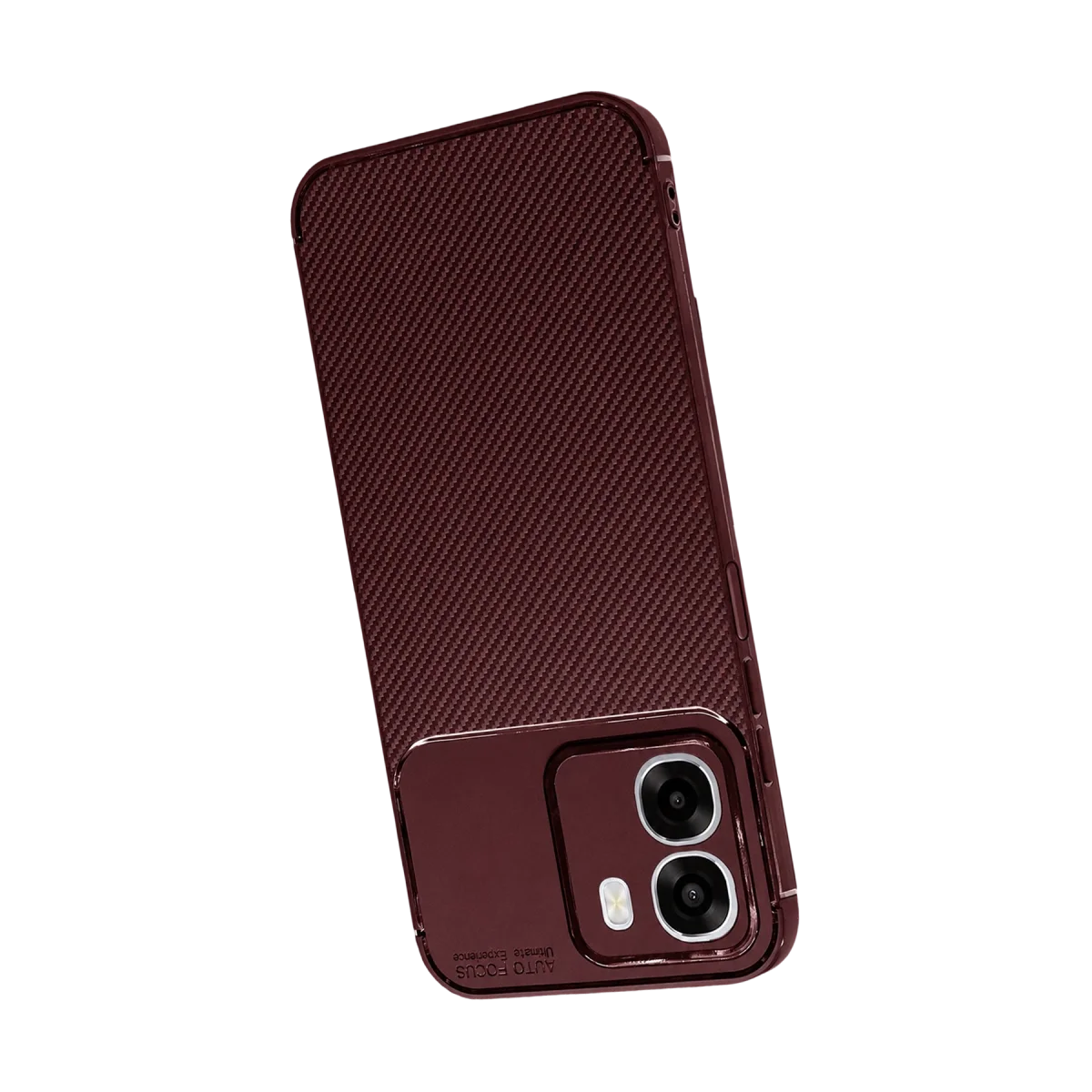 Oppo Oppo A6t 5g Auto Focus Karbon Kapak - Bordo görsel 3