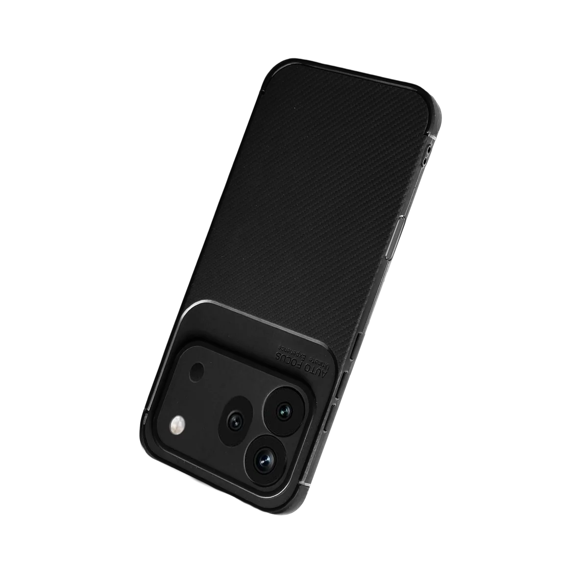 Huawei Honor 600 Pro Auto Focus Karbon Kapak - Siyah görsel 3