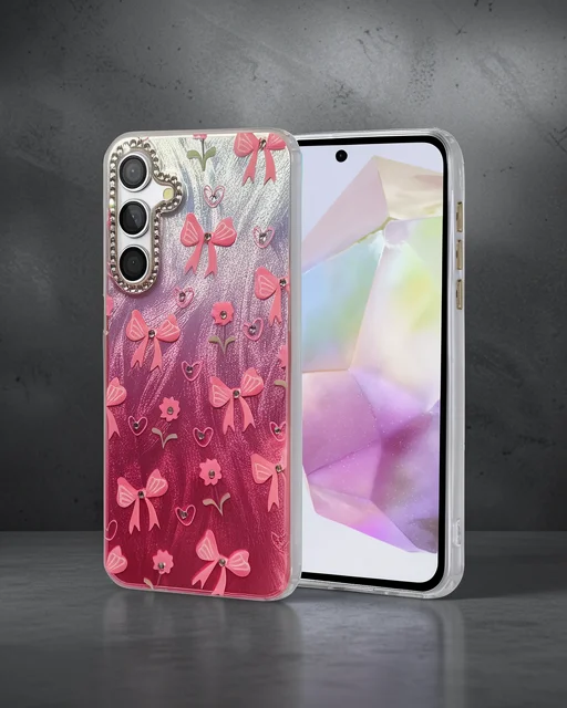 Samsung Galaxy A35 5g Kılıf Blade Aynalı Desenli Kapak - Desen 3
