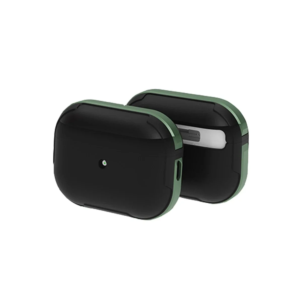Movenchy Apple Airpods Pro 2 (2.nesil) MO-A8 Armor Kılıf - Koyu Yeşil