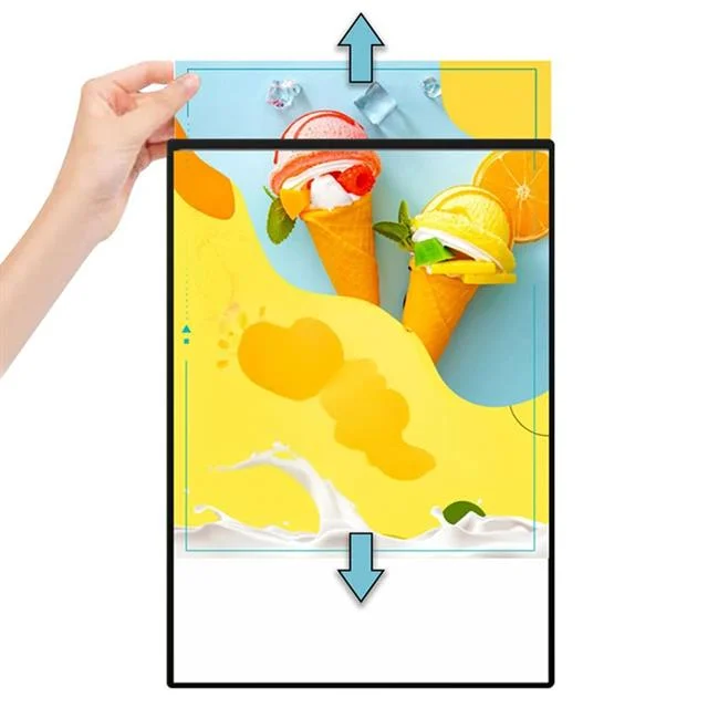 PM-21756 Ledli A2 Değiştirilebilir Reklam Poster Çerçevesi (Tabela) görsel 2