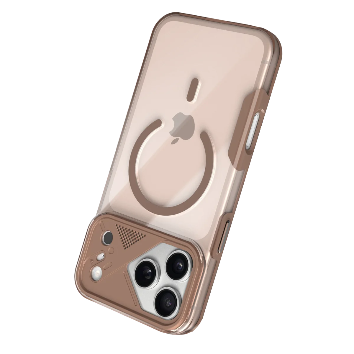 Joko Apple iPhone 17 Pro Max Zinko Magsafe Kapak - Çöl Titanyum görsel 4