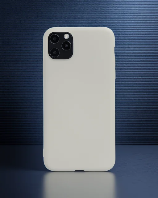 Apple İphone 11 Pro Max Kılıf Nano İçi Kadife Silikon - Bej