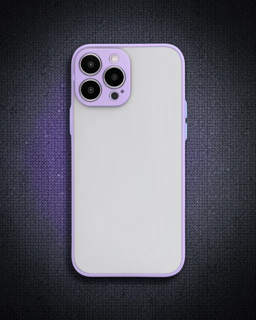 Apple İphone 15 Pro Kılıf Montreal Silikon Kapak - Mor