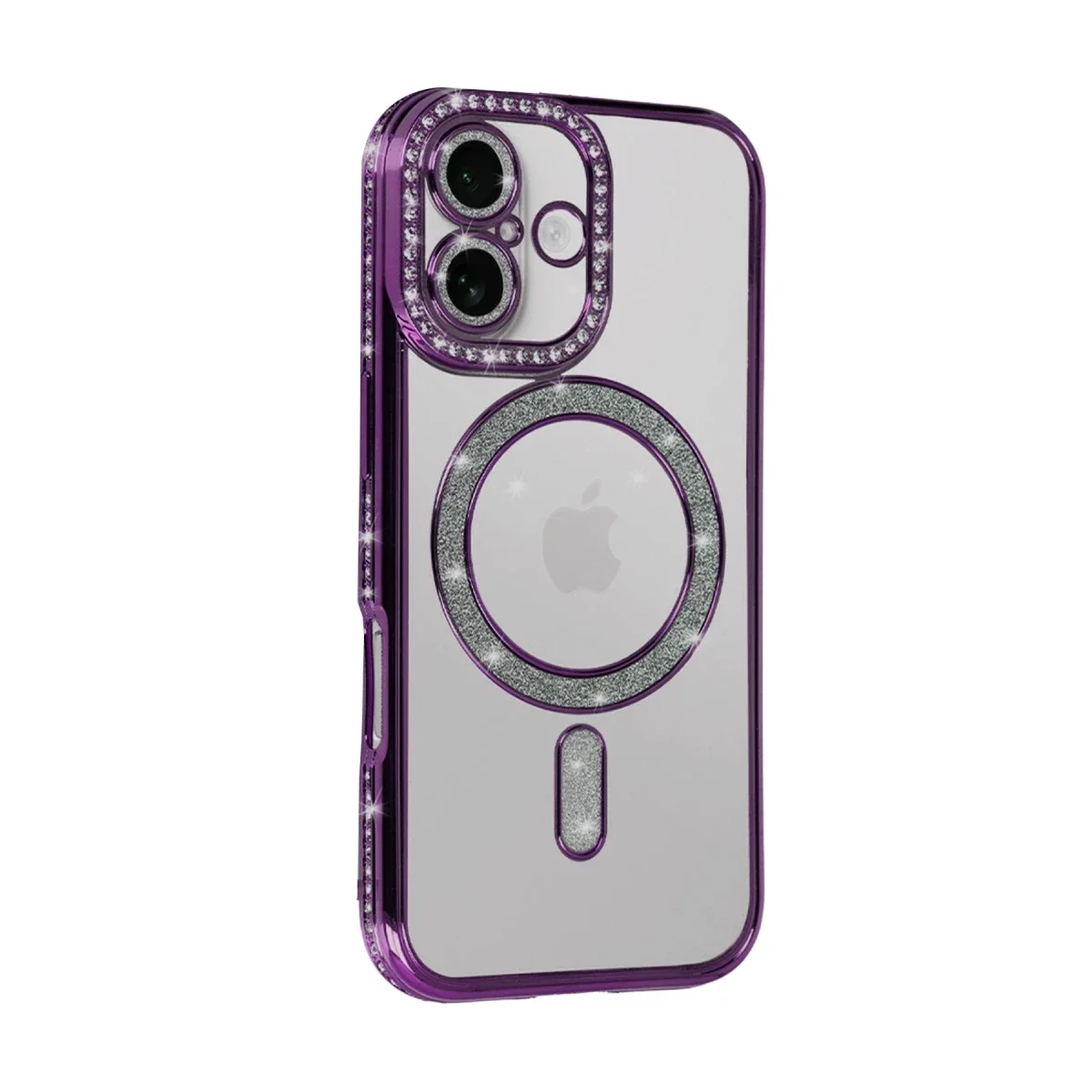 Apple iPhone 17 Joke Simli Magneticsafe Kılıf - Derin Mor görsel 2