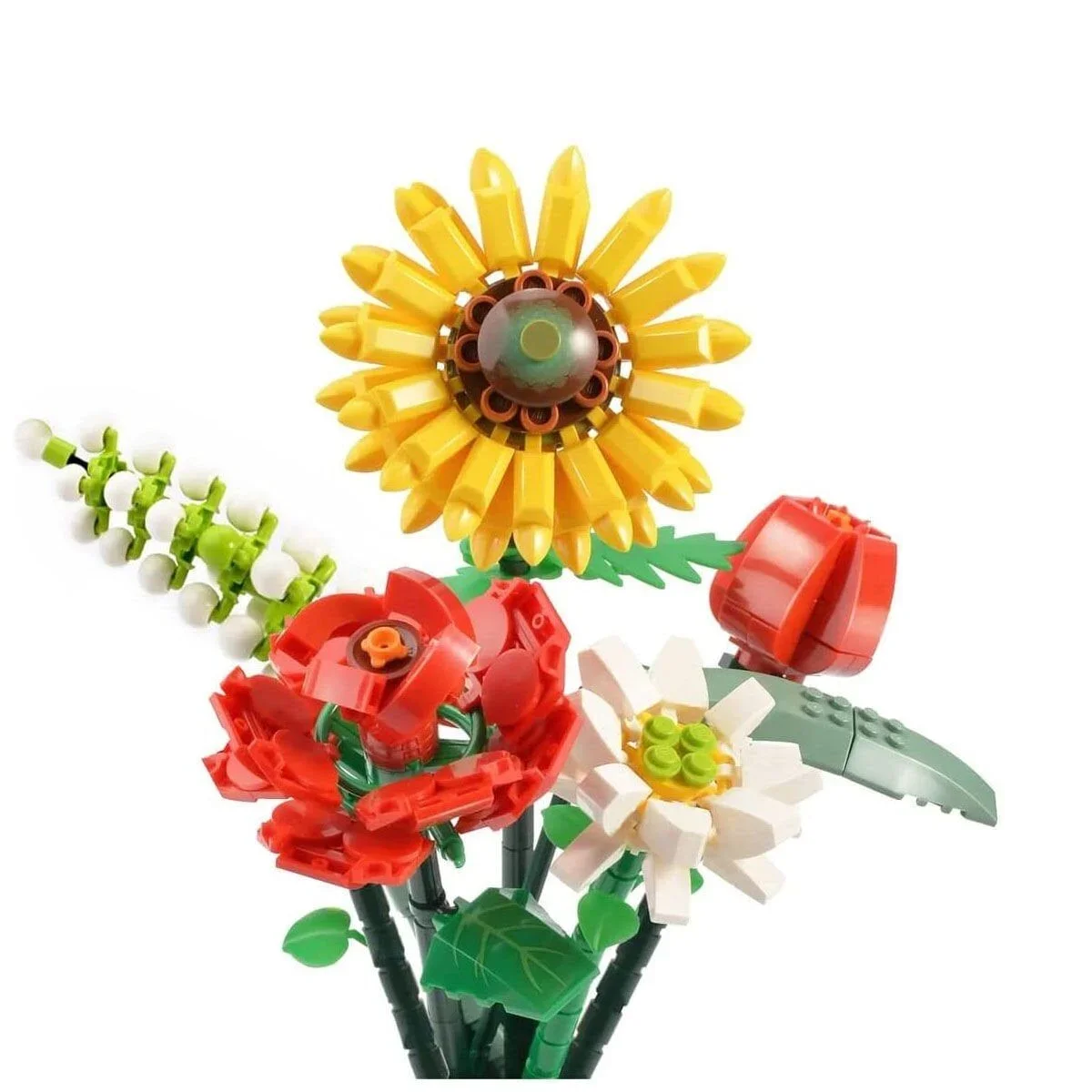 LZ1659 LOZ Eternal Flowers Serisi - ''Her Zaman Güneşe Doğru'' 568 Parça Yapım Seti görsel 2