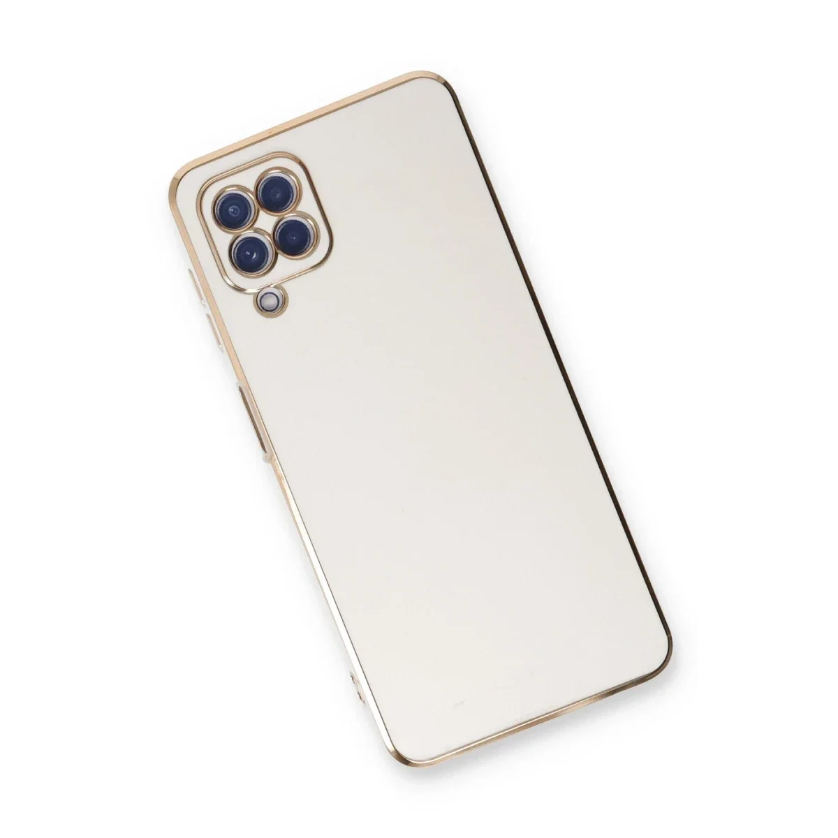 Samsung Galaxy A22 Kılıf Volet Silikon - Beyaz görsel 3
