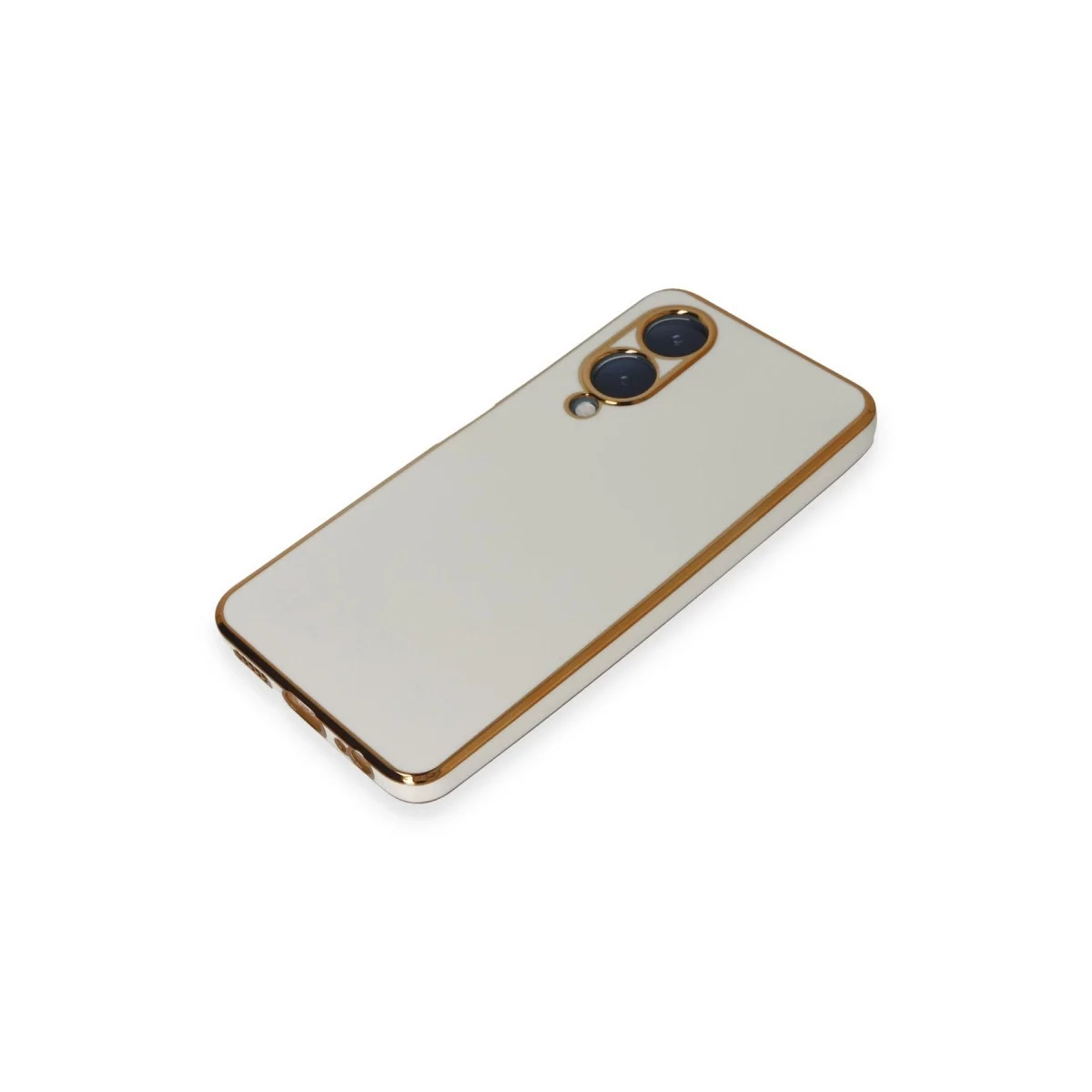 Vivo Y17s Kılıf Volet Silikon - Beyaz görsel 4
